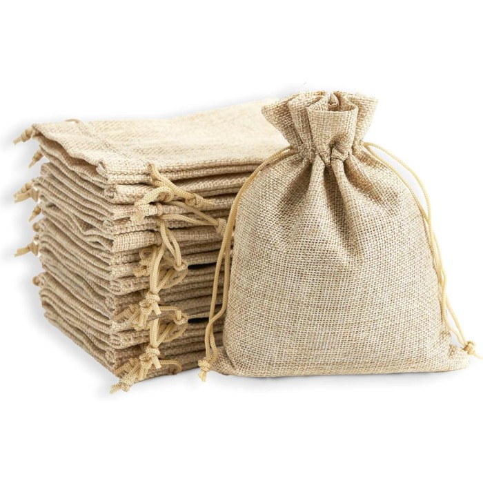 SACCHETTO JUTA CREMA H13